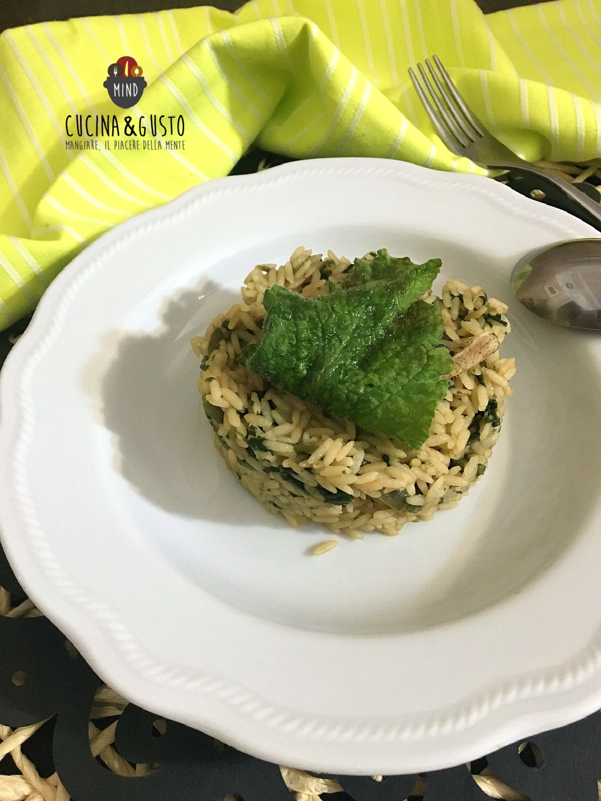 risotto alla borragine