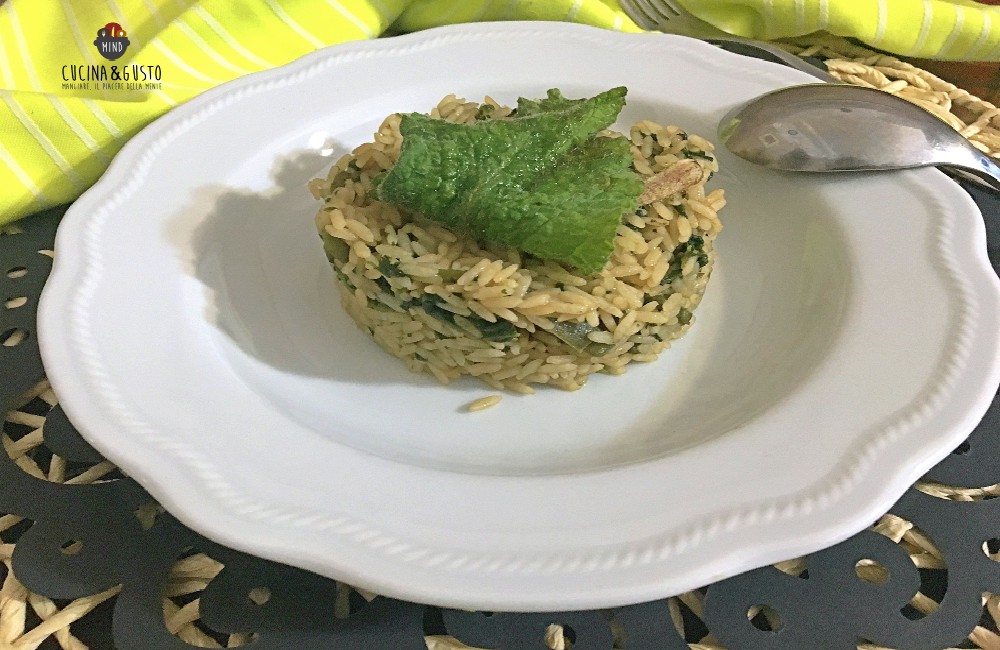 risotto alla borragine