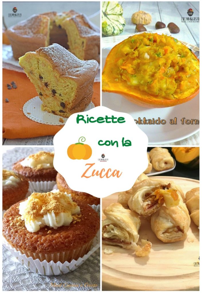 Raccolta ricette con la zucca - ricette facili e veloci