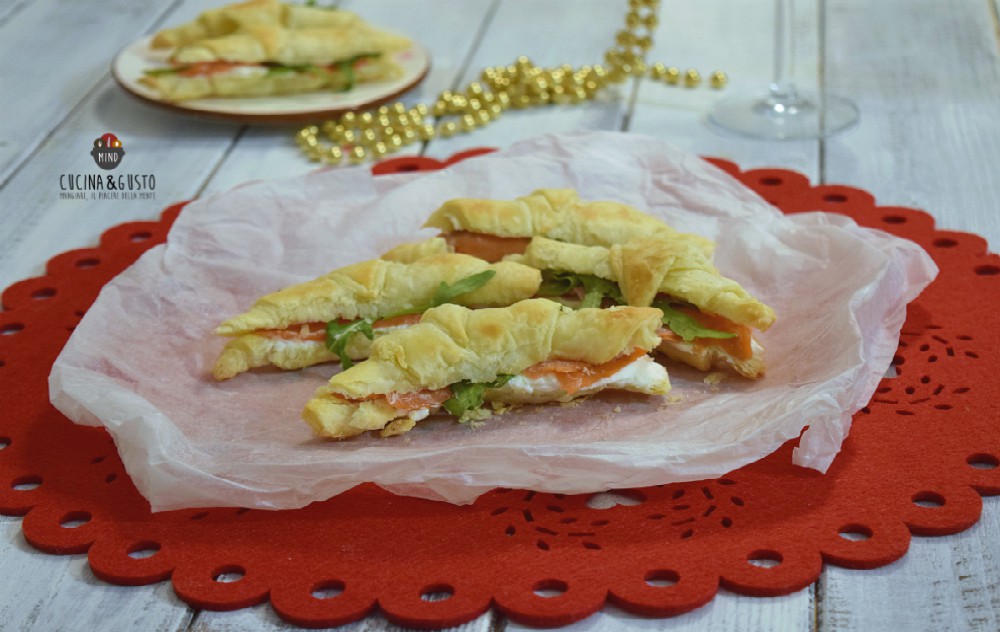 Cornetti salati con salmone – ricetta facile