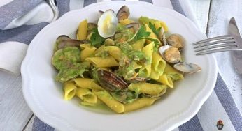 Garganelli con vongole e zucchine