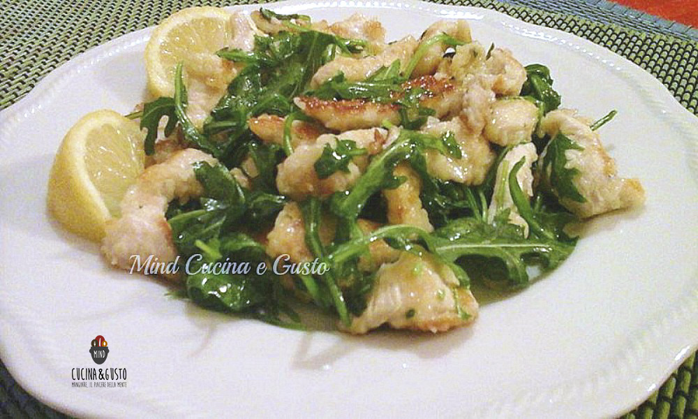 Straccetti di pollo e rucola