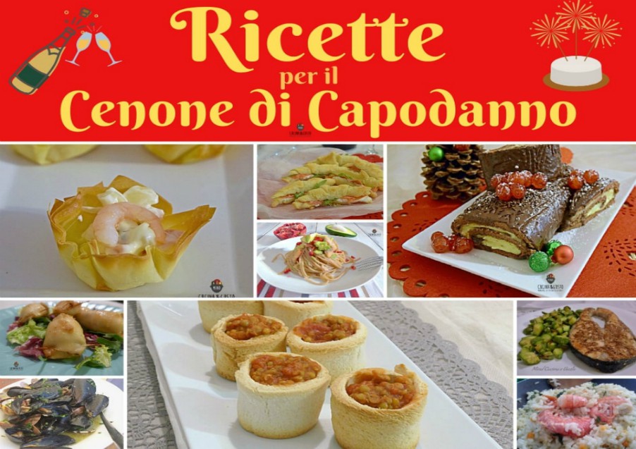 Nuove Ricette Pranzo Di Natale.Menu Per Il Cenone Di Capodanno Tante Ricette Facili Dall Antipasto Al Dolce