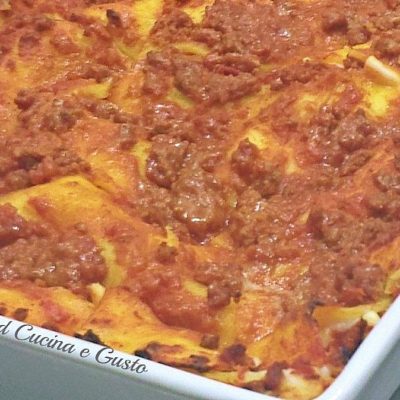 Lasagne al forno alla bolognese