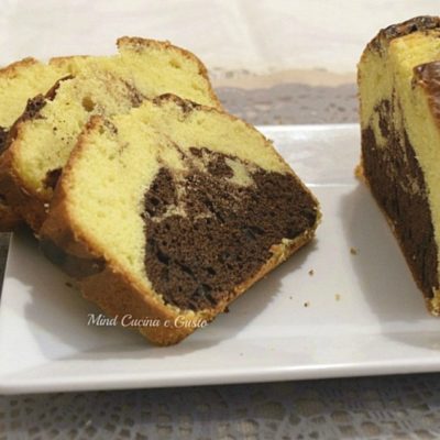 Plumcake marmorizzato soffice