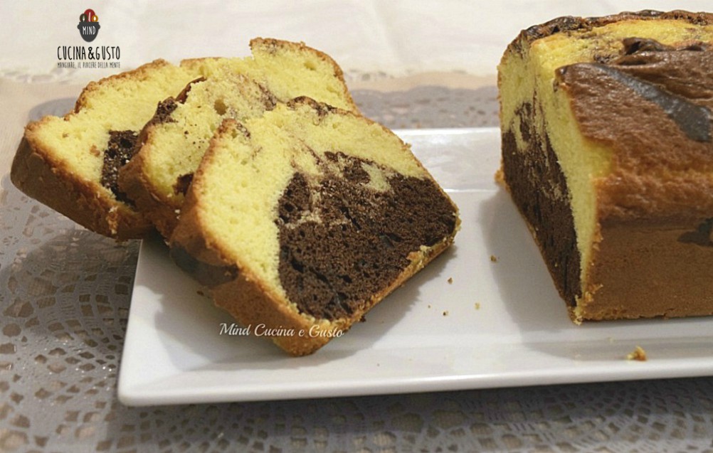 Plumcake marmorizzato soffice