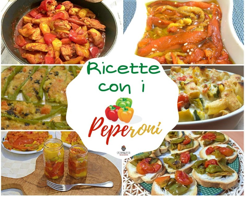 Ricette con i peperoni - raccolta imperdibile