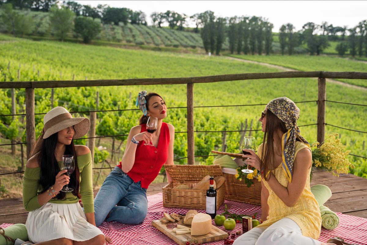 Pic-nic stellato con i piatti di Gianfranco Vissani e i vini di Arnaldo Caprai