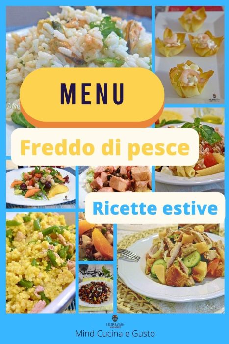 Menù freddo di pesce - ricette estive