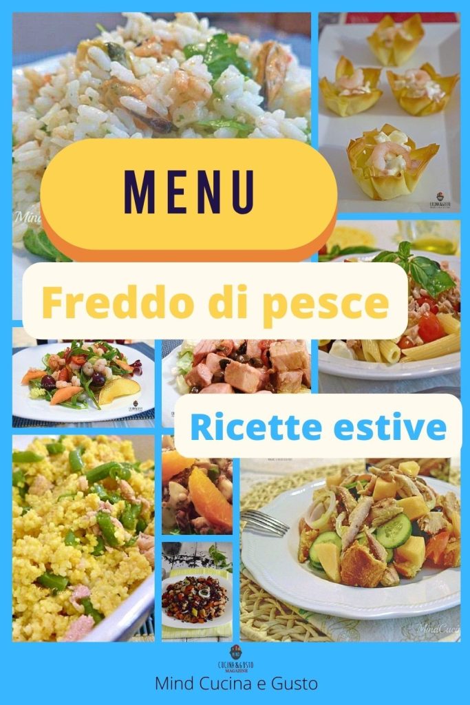 Menù freddo di pesce - ricette estive