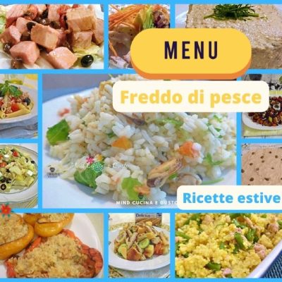 Menù freddo di pesce - ricette estive