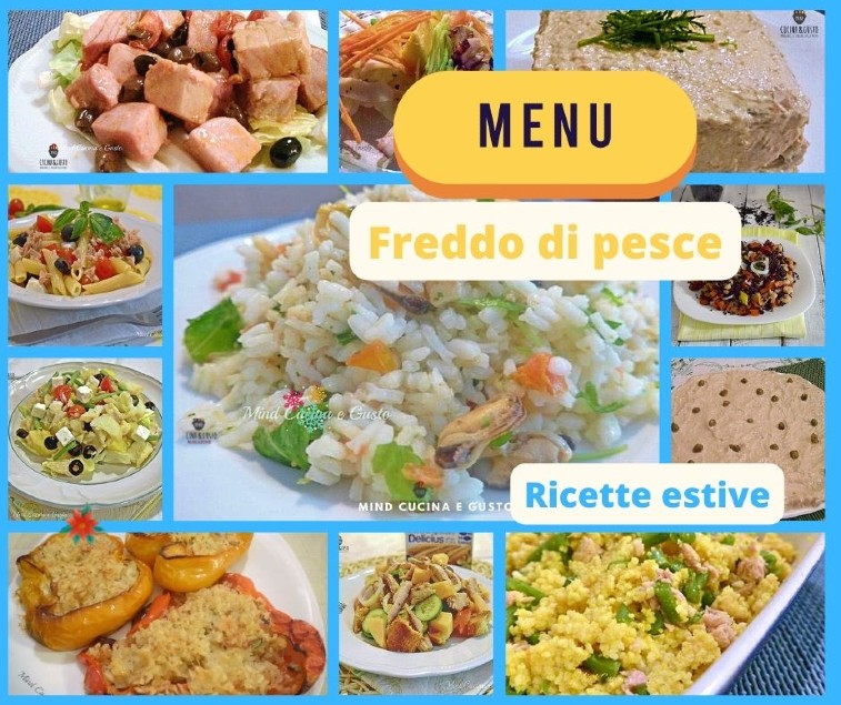 Menù freddo di pesce – ricette estive